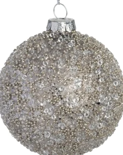 Intratuin kerstbal Bunclody zilver D 8 cm