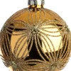 Intratuin kerstbal Cairndow goud bloem D 8 cm