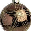 Intratuin kerstbal Cairndow bruin bloem D 10 cm