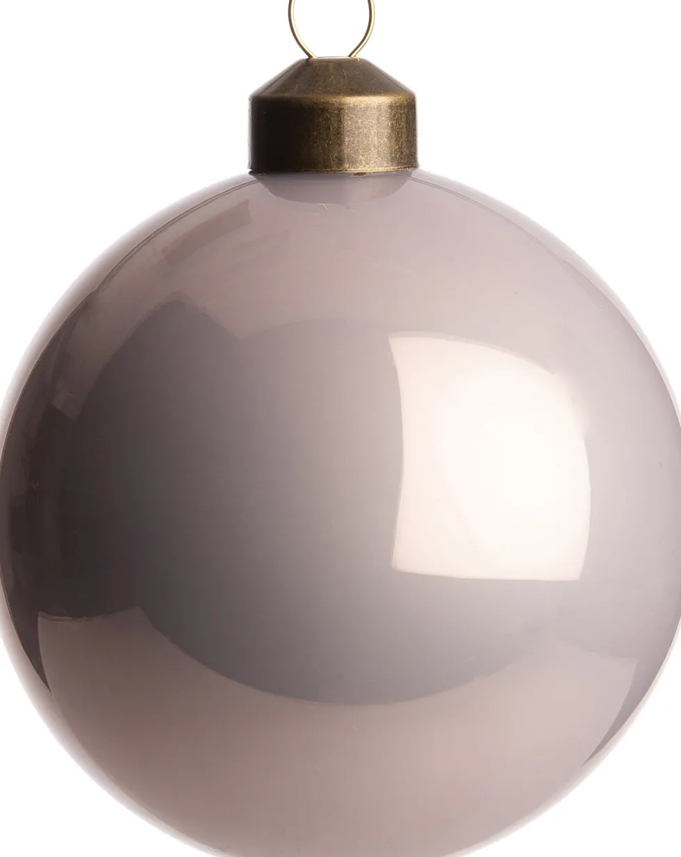 Intratuin kerstbal Callac lichtpaars D 8 H 8 cm