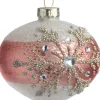 Intratuin kerstbal Callum roze ui D 8 cm