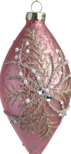 Intratuin kerstbal Cameron roze D 6 H 12 cm