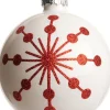 Intratuin kerstbal Chayla wit D 8 cm