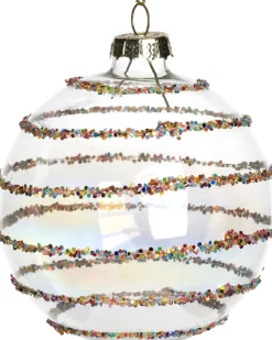 Intratuin kerstbal Cliffoney transparant D 8 cm
