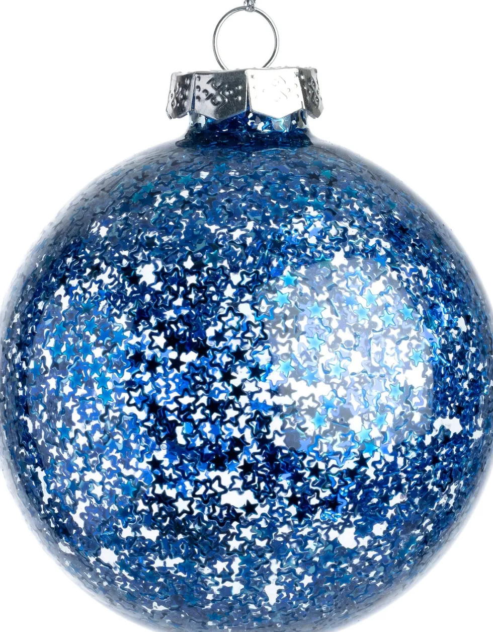 Intratuin kerstbal Conran blauw D 8 cm