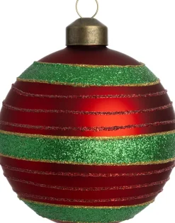 Intratuin kerstbal Conroy groen D 8 cm