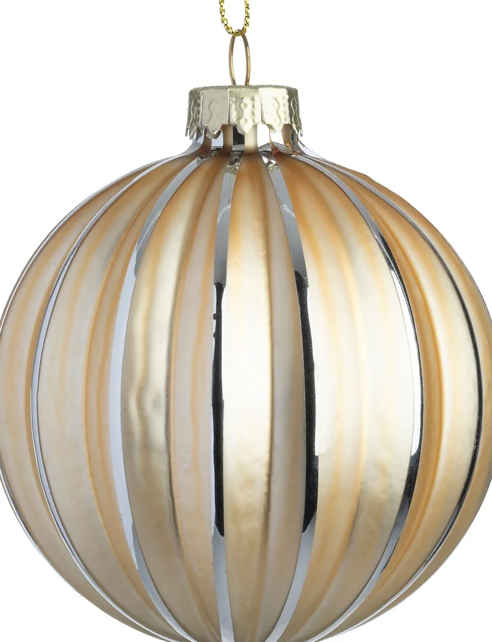 Intratuin kerstbal Cumnock goud D 10 cm