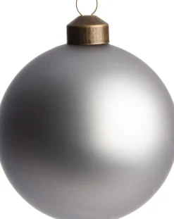 Intratuin kerstbal Dax mat blauw D 8 H 8 cm