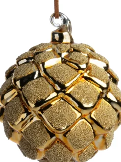 Intratuin kerstbal Deina goud D 8 cm
