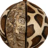 Intratuin kerstbal dierenprint bruin D 10 cm