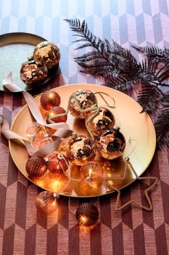 Intratuin kerstbal Disco goud D 8 cm