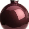 Intratuin kerstbal donkerroze D 7 cm 8 stuks