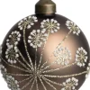 Intratuin kerstbal Eeklo bruin D 8 cm