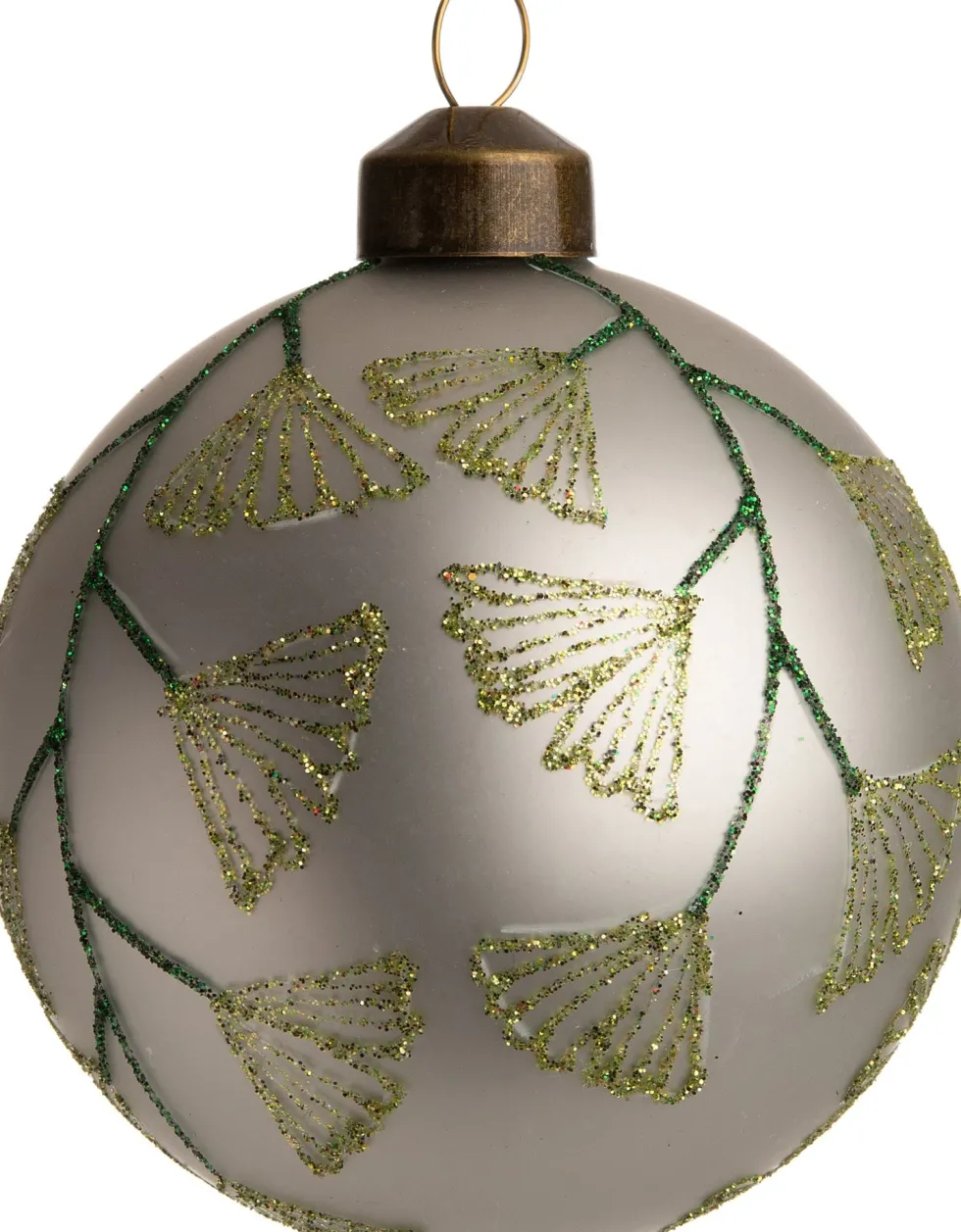 Intratuin kerstbal Ellon zilver D 8 cm