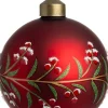 Intratuin kerstbal Essen rood D 8 cm
