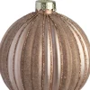 Intratuin kerstbal Finnea lichtbruin D 8 cm