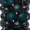 Intratuin kerstbal Flint box groen D 4 / 6 / 8 cm 100-delig