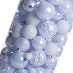 Intratuin kerstbal Flint box wit D 4 / 6 / 8 cm 100-delig