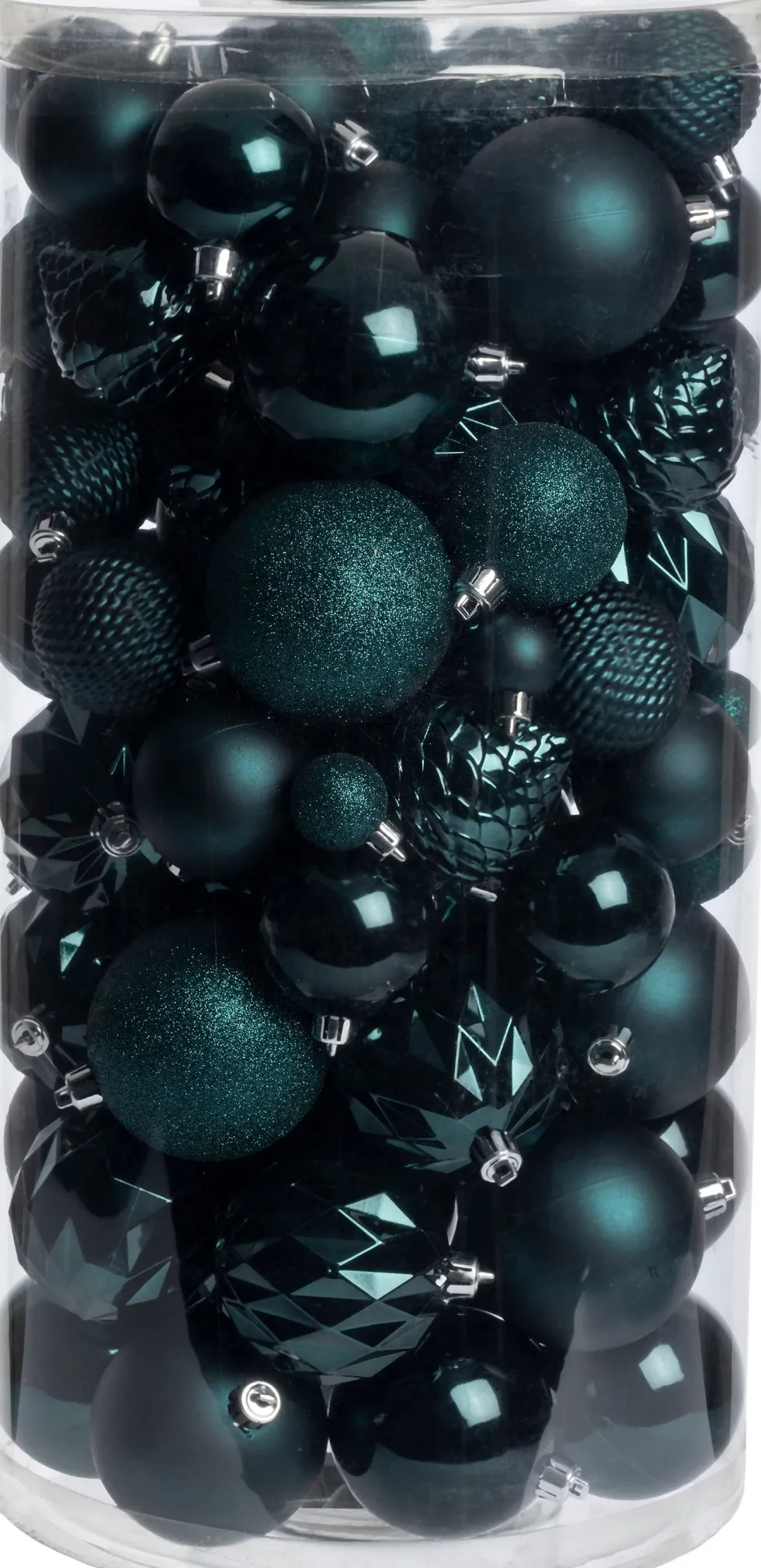 Intratuin kerstbal Flint box groen D 4 / 6 / 8 cm 100-delig