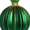 Intratuin kerstbal Foxrock groen D 10 H 13 cm
