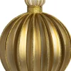 Intratuin kerstbal Foxrock goud D 10 H 13 cm