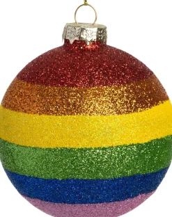 Intratuin kerstbal Frenchpark regenboog D 8 cm