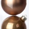Intratuin kerstbal Gaby karamel D 10 cm 4 stuks