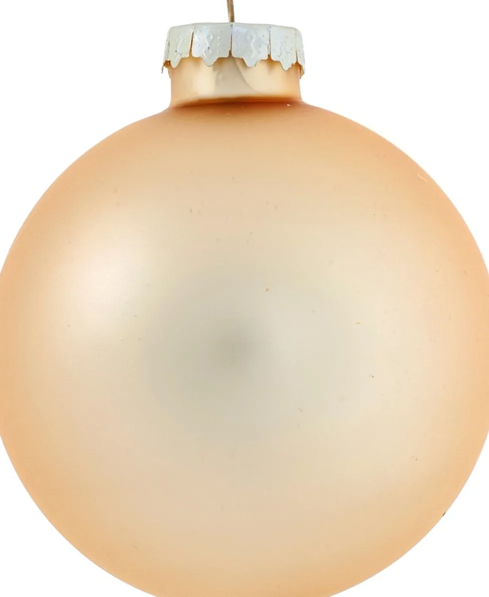 Intratuin kerstbal glas goud D 7 cm 8 stuks