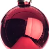 Intratuin kerstbal glas rood D 8 cm 6 stuks