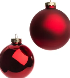 Intratuin kerstbal glas rood D 7 cm 8 stuks