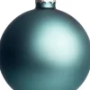 Intratuin kerstbal glas turquoise D 8 cm 6 stuks