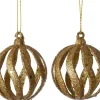 Intratuin kerstbal Hella goud D 6 H 7 cm 2 stuks