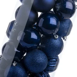 Intratuin kerstbal Henson blauw D 7 cm 50 stuks