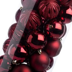 Intratuin kerstbal Henson magenta D 7 cm 50 stuks