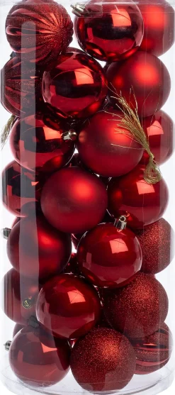 Intratuin kerstbal Henson rood D 7 cm 50 stuks