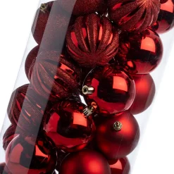 Intratuin kerstbal Henson rood D 7 cm 50 stuks
