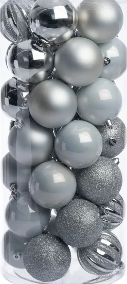 Intratuin kerstbal Henson zilver D 7 cm 50 stuks