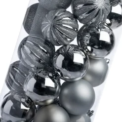 Intratuin kerstbal Henson zilver D 7 cm 50 stuks
