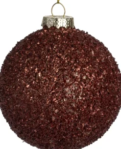 Intratuin kerstbal Hollyford koper D 8 cm