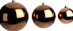 Intratuin kerstbal Hope bruin D 14 cm