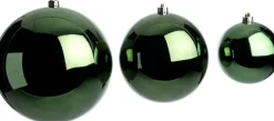 Intratuin kerstbal Hope groen D 14 cm