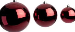 Intratuin kerstbal Hope magenta D 25 cm