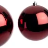 Intratuin kerstbal Hope magenta D 14 cm