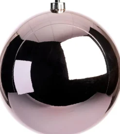 Intratuin kerstbal Hope roze D 14 cm