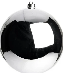 Intratuin kerstbal Hope zilver D 14 cm