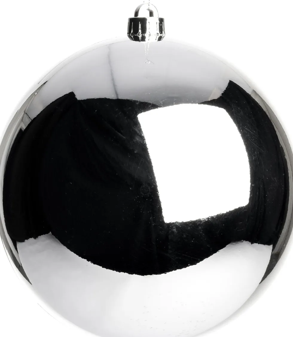 Intratuin kerstbal Hope zilver D 25 cm