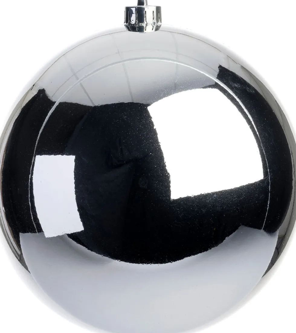 Intratuin kerstbal Hope zilver D 25 cm