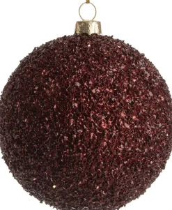 Intratuin kerstbal Isa rood D 8 cm