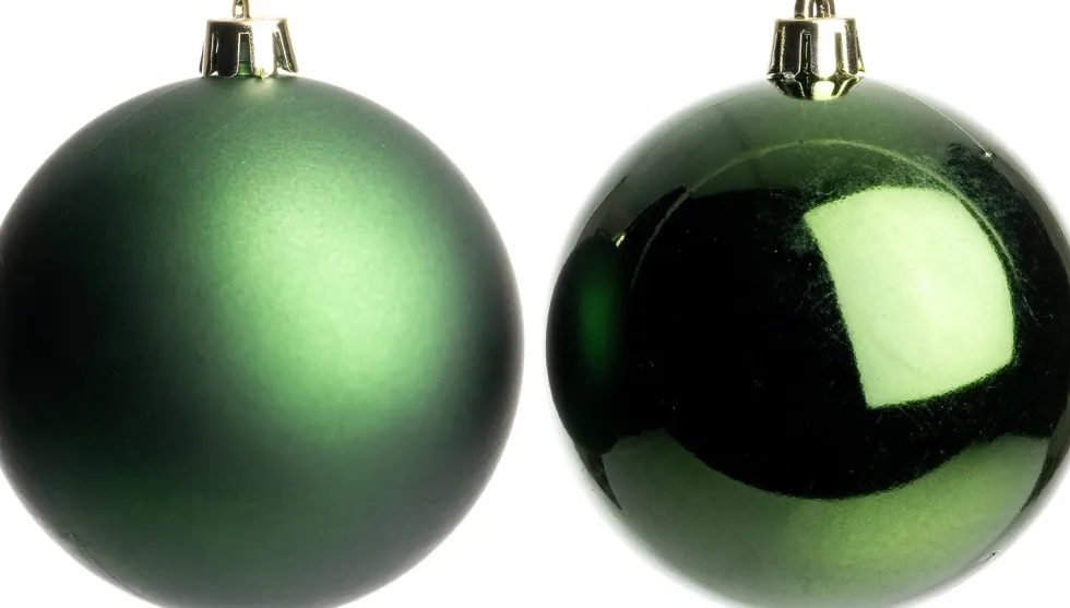 Intratuin kerstbal Iven donkergroen D 6 cm 12 stuks