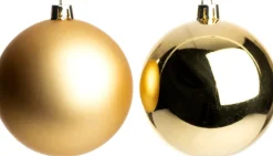 Intratuin kerstbal Iven goud D 6 cm 12 stuks